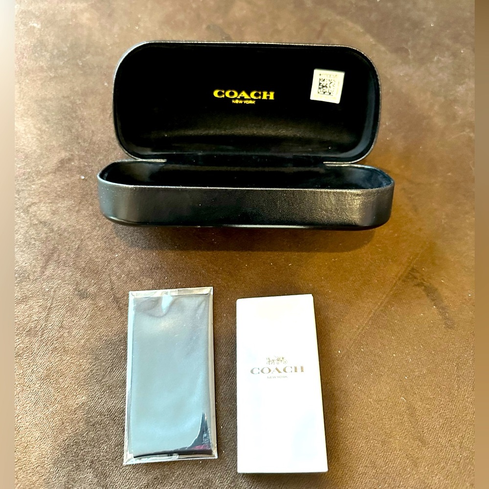 Coach Leatherette Sunglass Case